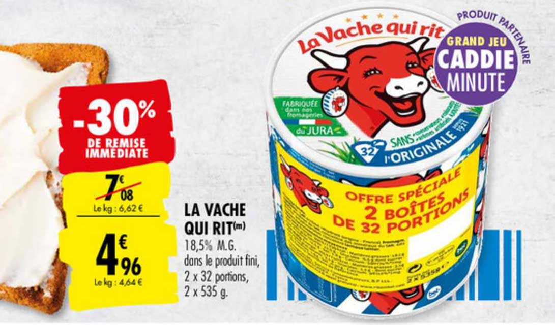 la vache qui rit -30% de remise immédiate