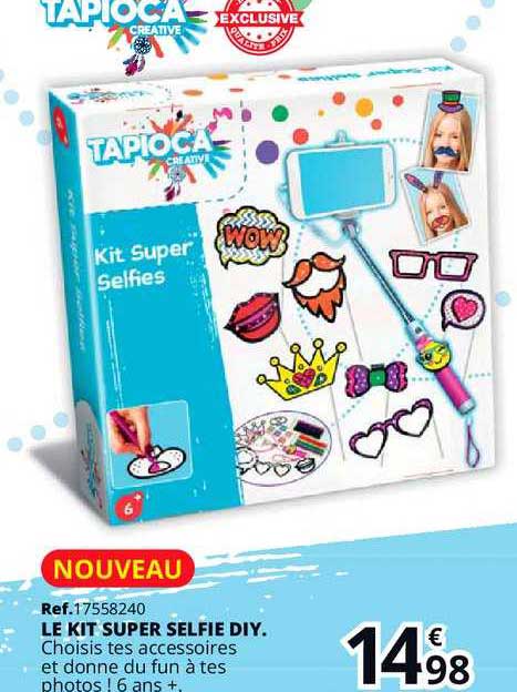 le kit super selfie diy tapioca