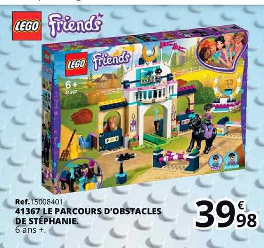 le parcours d'obstacles de stéphanie lego friends