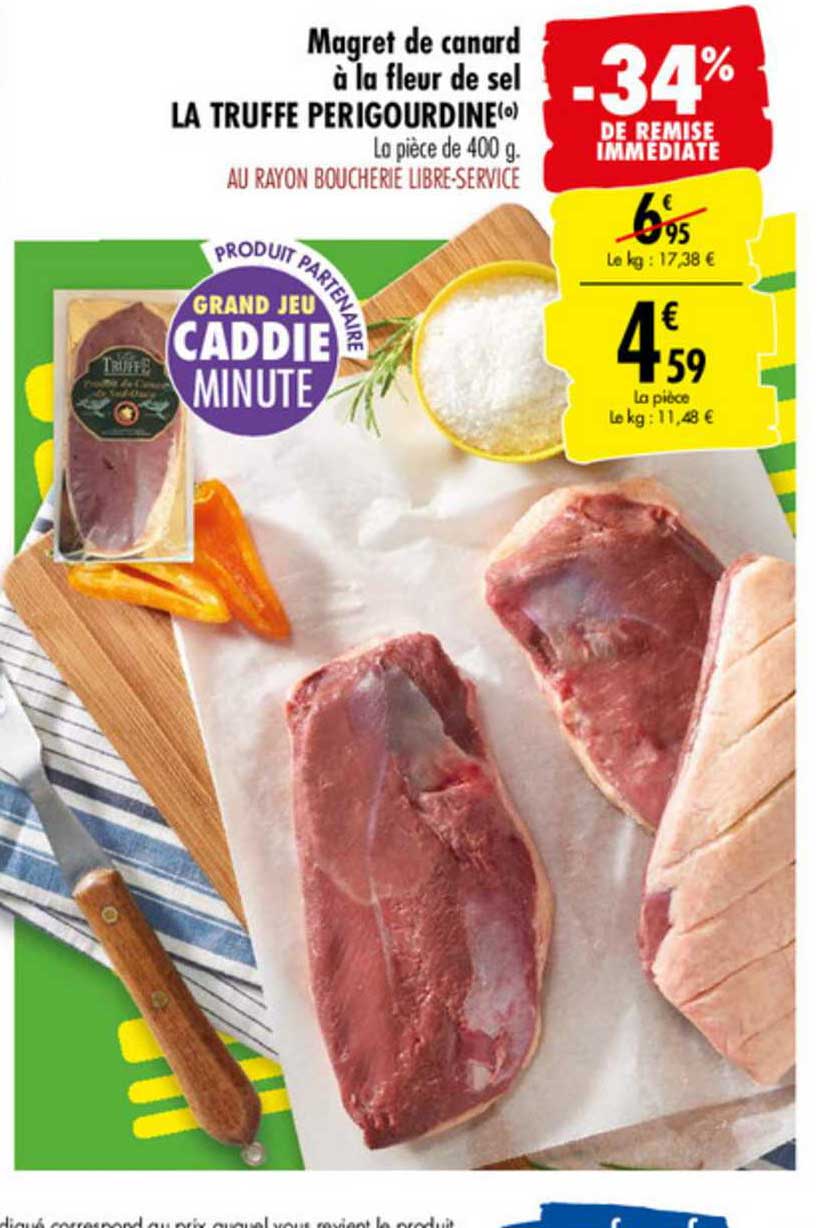 magret de canard à la fleur de sel la truffe perigourdine -34% de remise immédiate