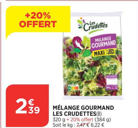 Mélange Gourmand Les Crudettes