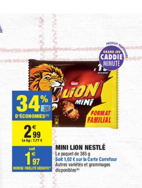 Mini Lion Nestlé