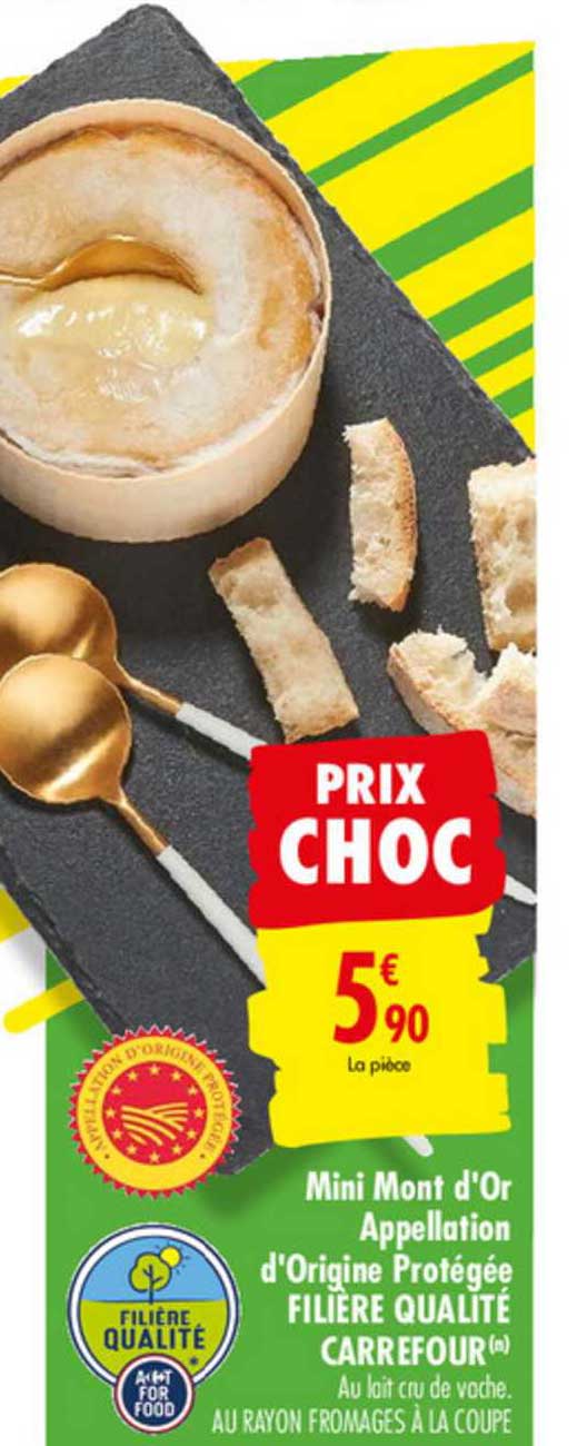 mini mont d'or appellation d'origine protégée filière qualité carrefour