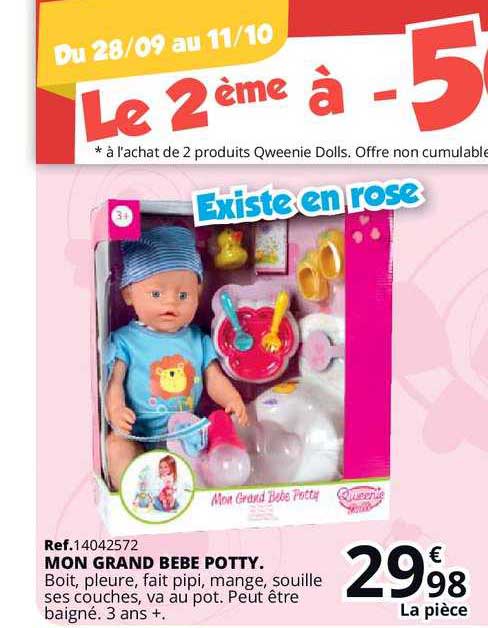 Mon Grand Bébé Potty Le 2ème à -50%