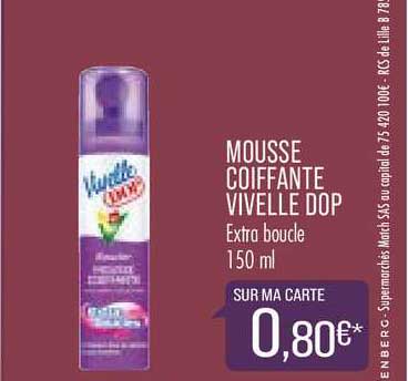 mousse coiffante vivelle dop