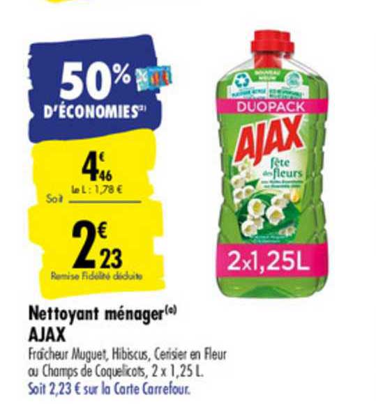 Nettoyant Ménager Ajax