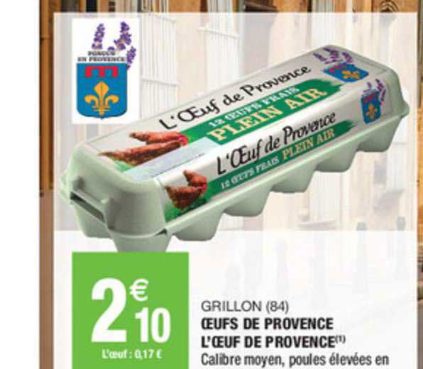 œufs de provence l’œuf de provence grillon