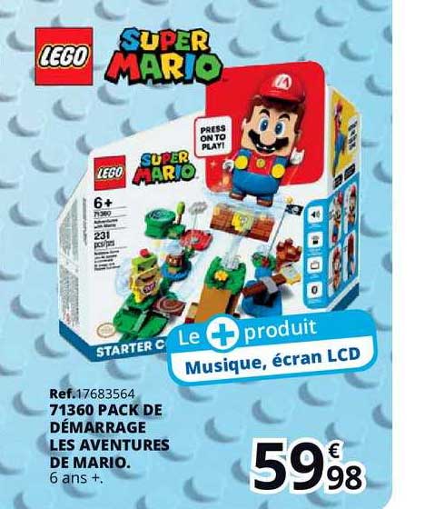 Pack De Démarrage Les Aventures De Mario Lego Super Mario