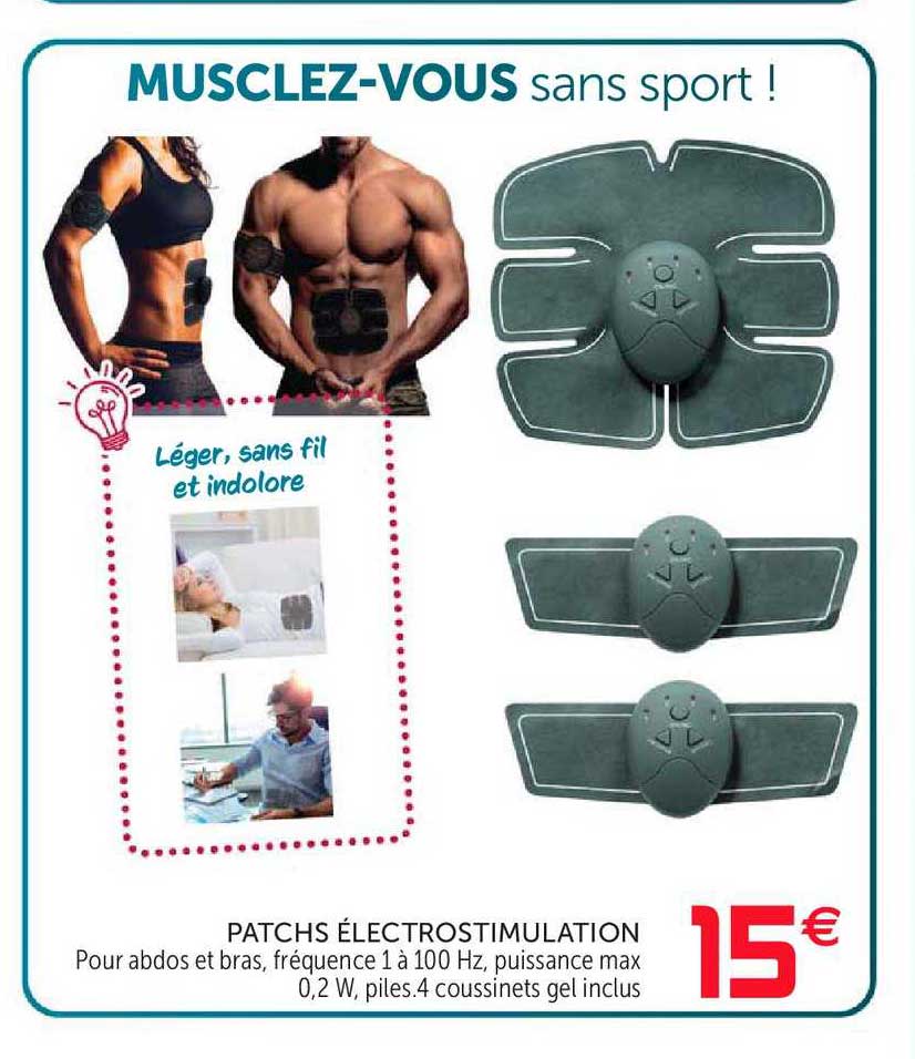 patchs électrostimulation