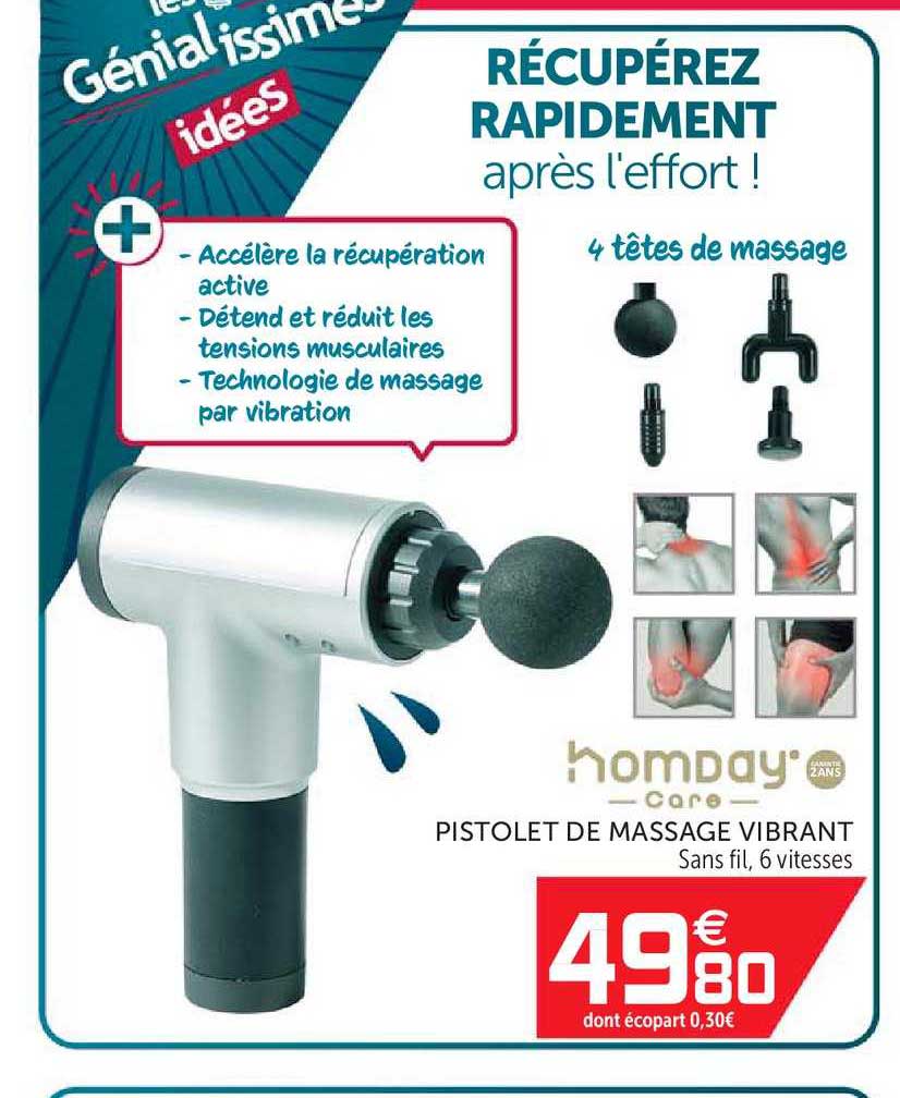 Pistolet De Massage Vibrant Homday Care