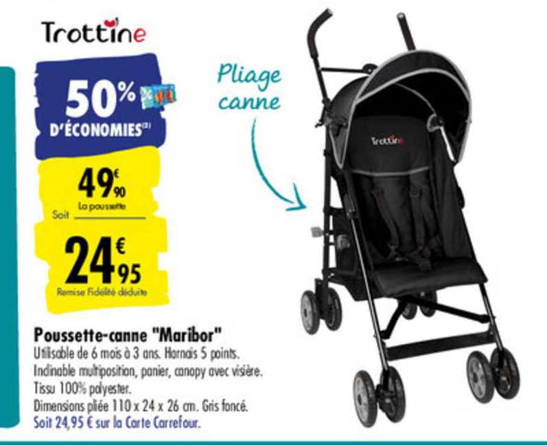 poussette canne "maribor"