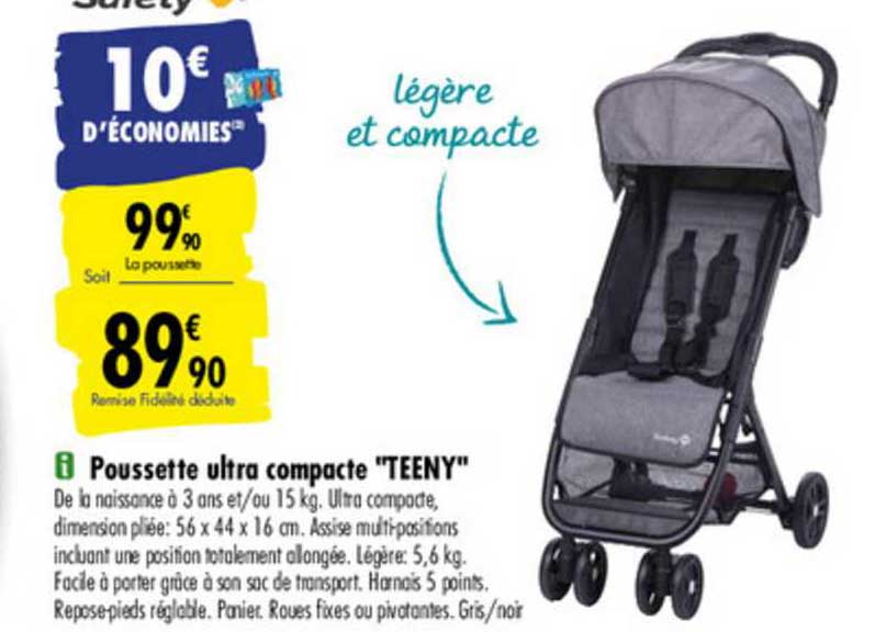 Poussette Ultra Compacte "teeny"