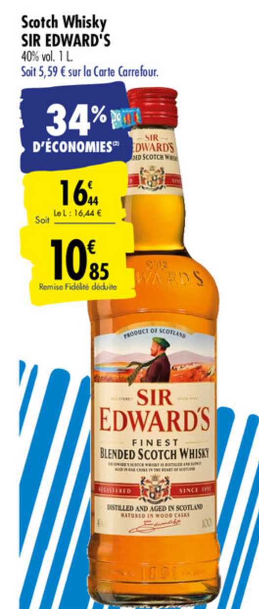 scotch whisky sir edward's