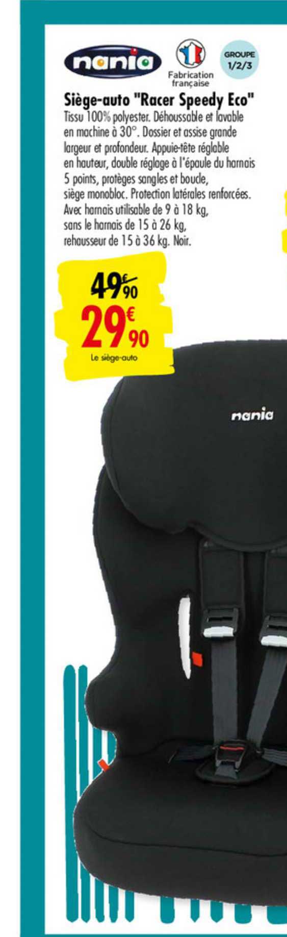 siège auto "racer speedy eco"