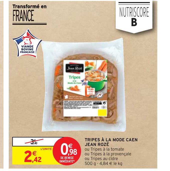 tripes à la mode caen jean rozé