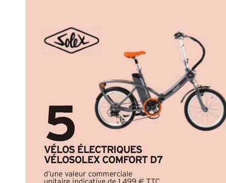 vélos électriques vélosolex comfort d7 solex