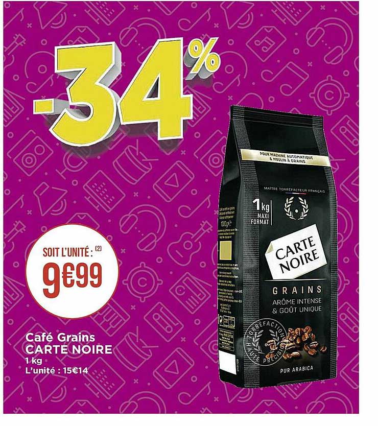 Café Grains Carte Noire