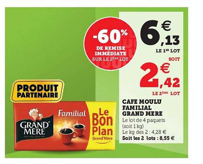 café moulu familial grand mère