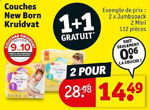 couches new born kruidvat