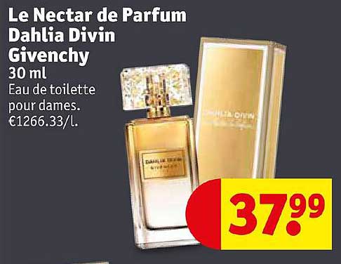 eau de toilette le nectar de parfum dahlia divin givenchy 30 ml