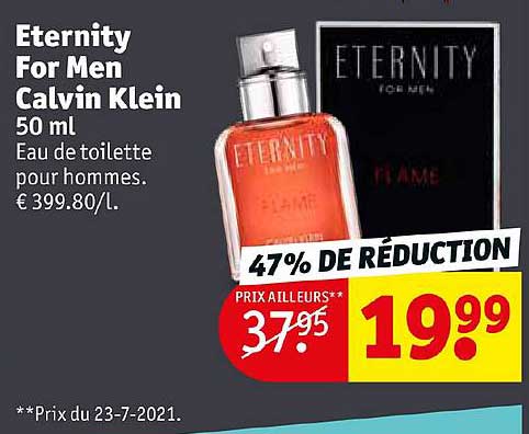 eternity for men calvin klein 50 ml