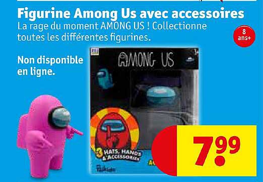 figurine among us avec accessoires