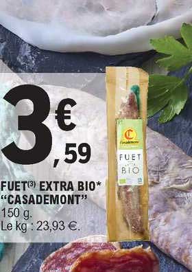 fuet extra bio "casademont"