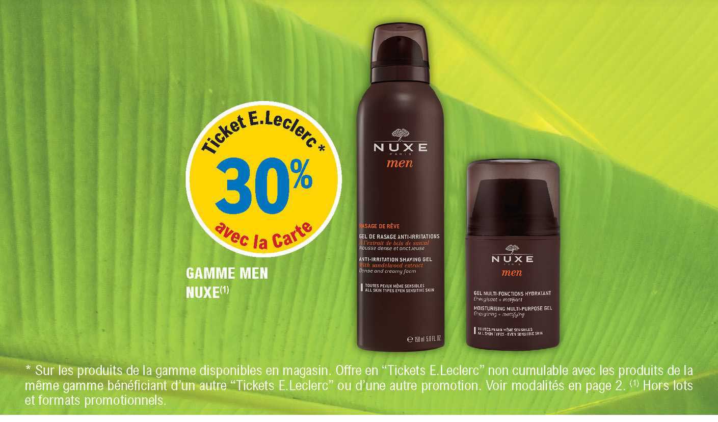 Gamme Men Nuxe
