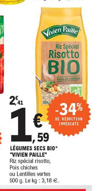 légumes secs bio "vivien paille"