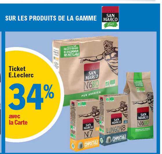 les produits de la gamme san marco