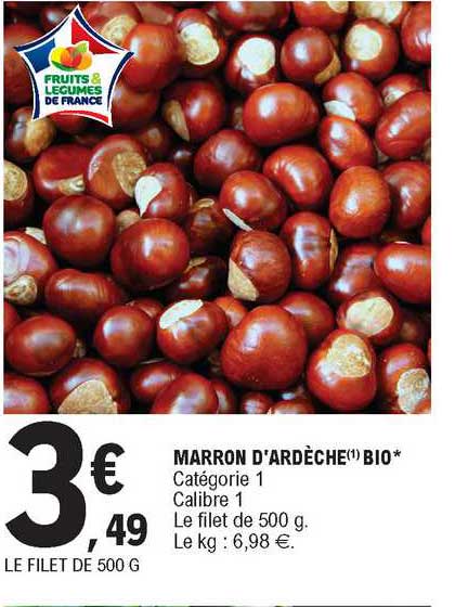 marron d'ardèche bio