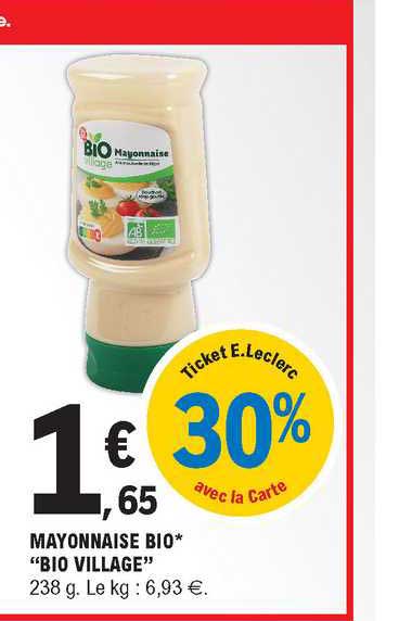 Mayonnaise Bio "bio Village"