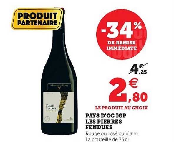 pays d'oc igp les pierres fendues