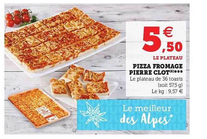 pizza fromage pierre clot