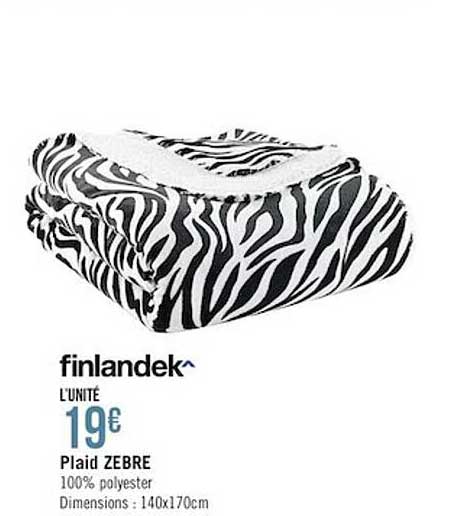 plaid zèbre finlandek^