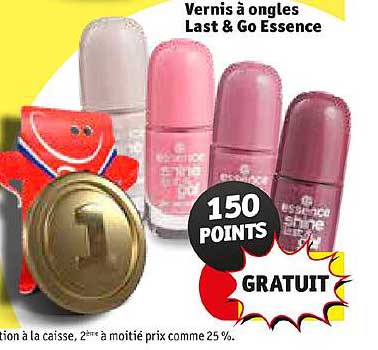 vernis à ongles last & go essence