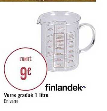 verre gradué 1 litre