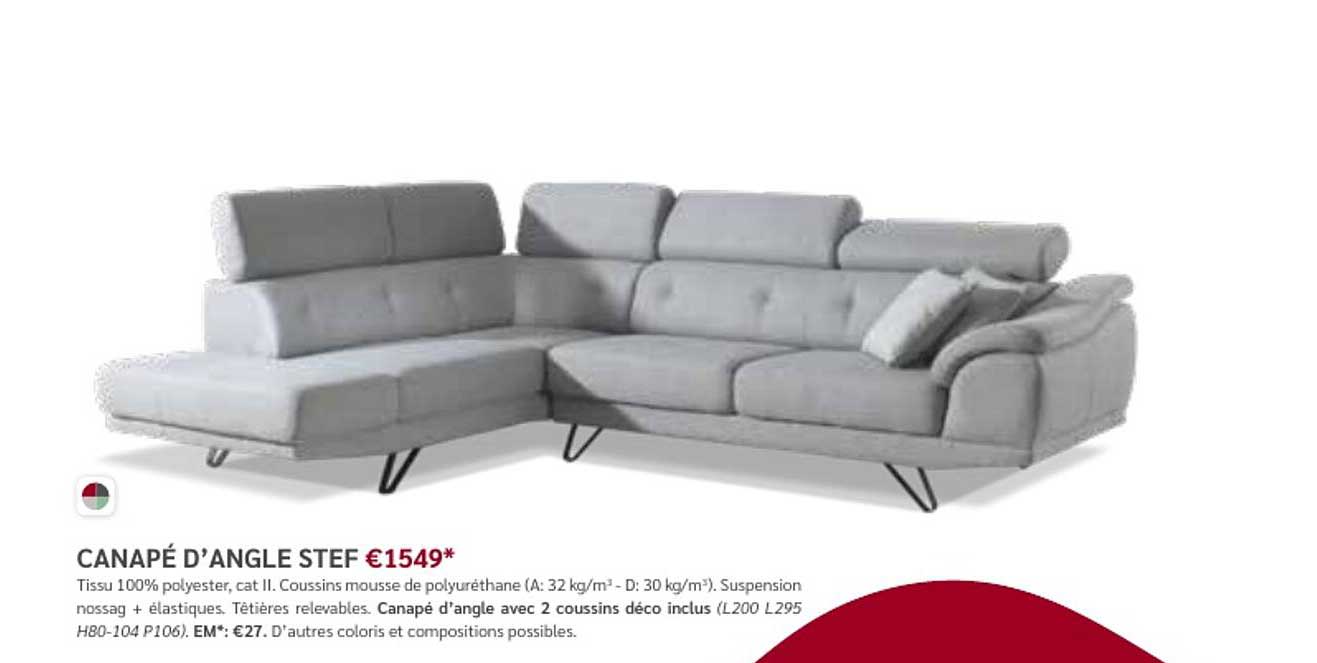 Canapé D'angle Stef