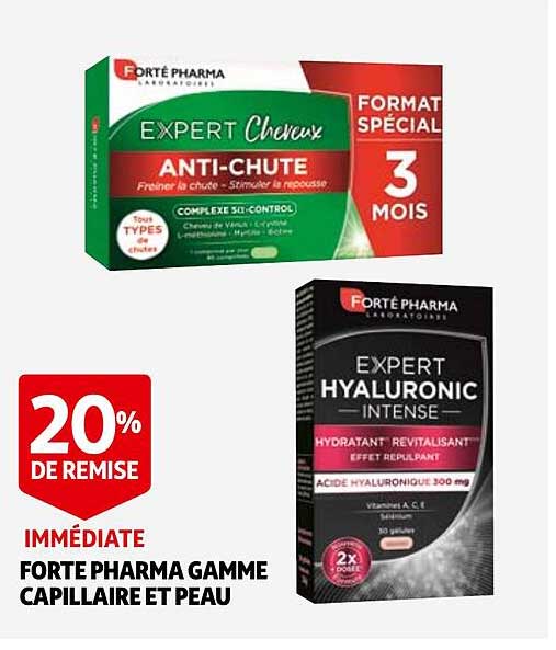 forte pharma gamme capillaire et peau