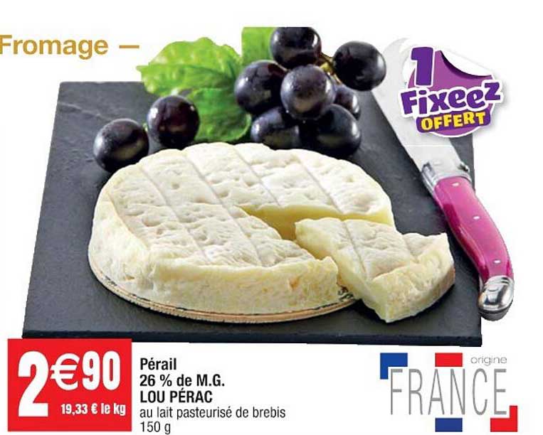 pérail 26% de m.g. lou pérac