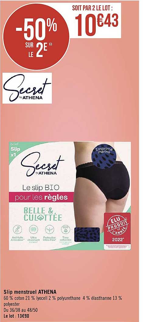 slip menstruel athena