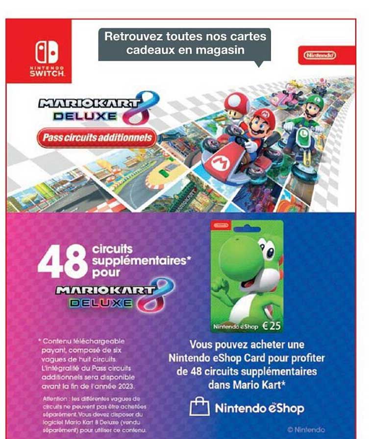 48 circuits supplémentaires pour mariokart deluxe