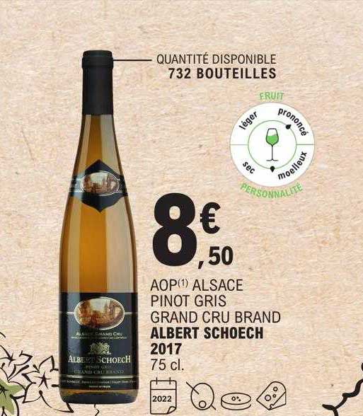 aop alsace pinot gris grand cru brand albert schoech 2017