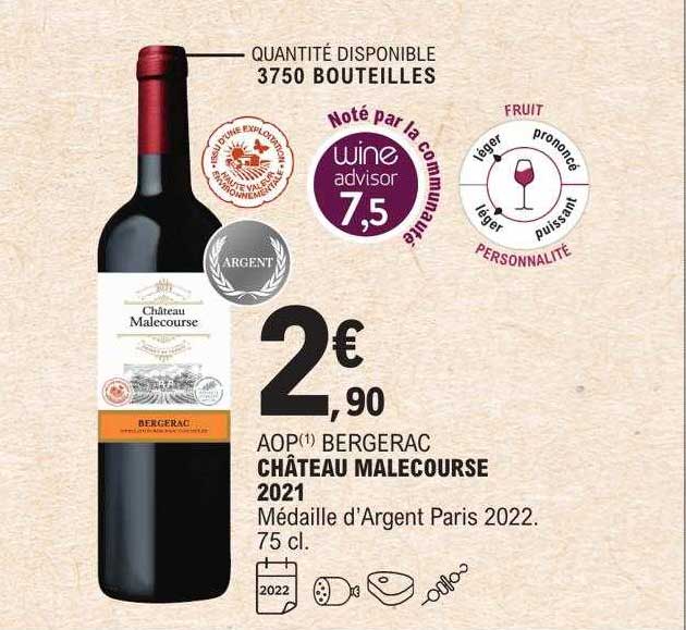 Aop Bergerac Château Malecourse 2021