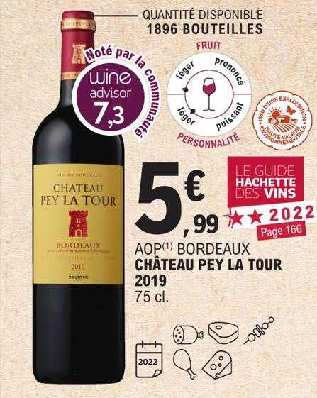 aop bordeaux château pey la tour 2019