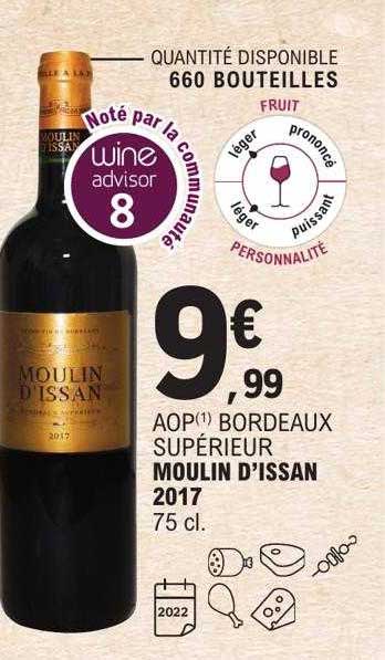 aop bordeaux supérieur moulin d'issan 2017