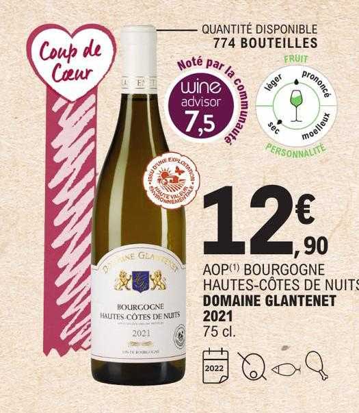 aop bourgogne hautes-côtes de nuits domaine glantenet 2021