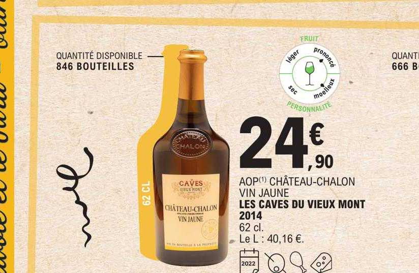 aop château-chalon vin jaune les caves du vieux mont 2014
