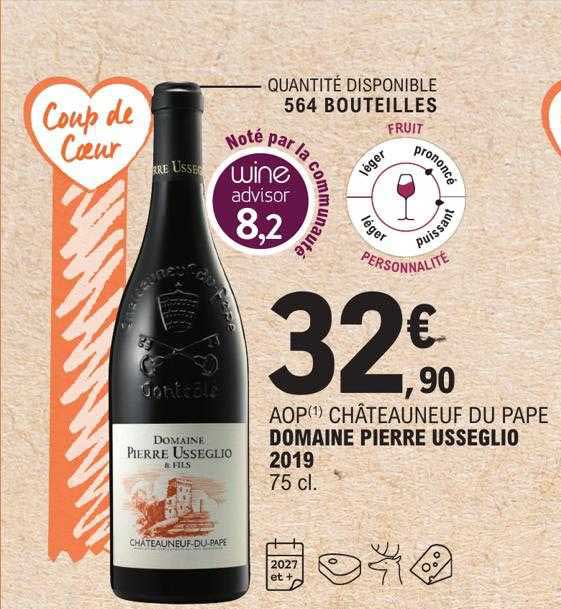 aop châteauneuf du pape domaine pierre usseglio 2019