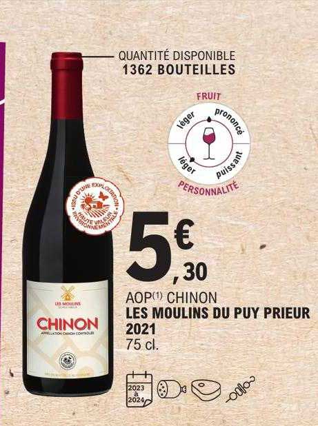aop chinon les moulins du puy prieur 2021